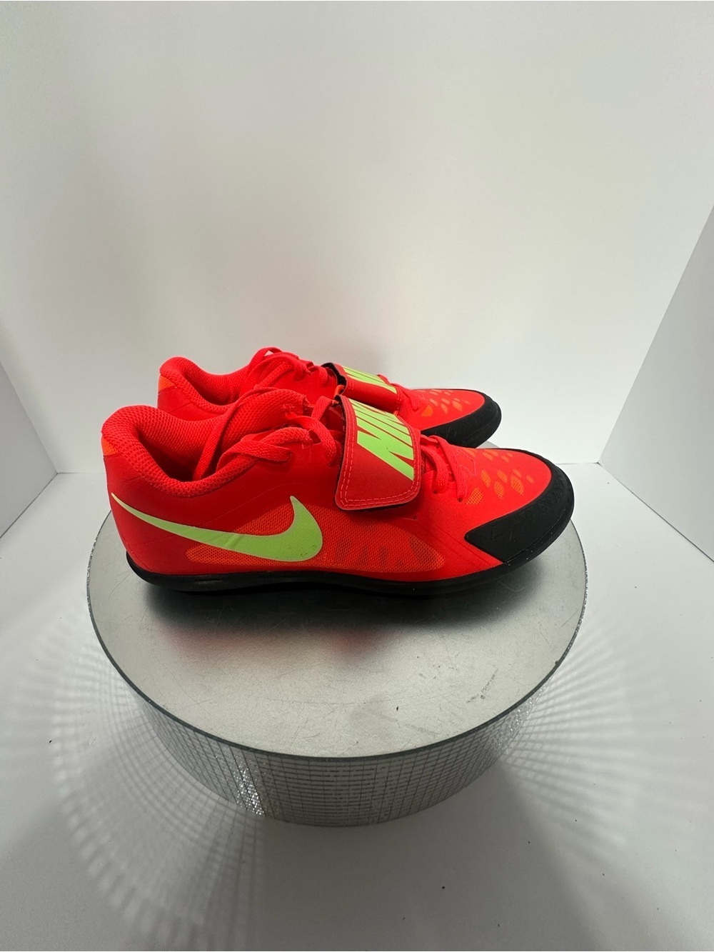 Nike Red and Neon Green Athletic Strap Sneakers size 5 - Picture 7 of 10